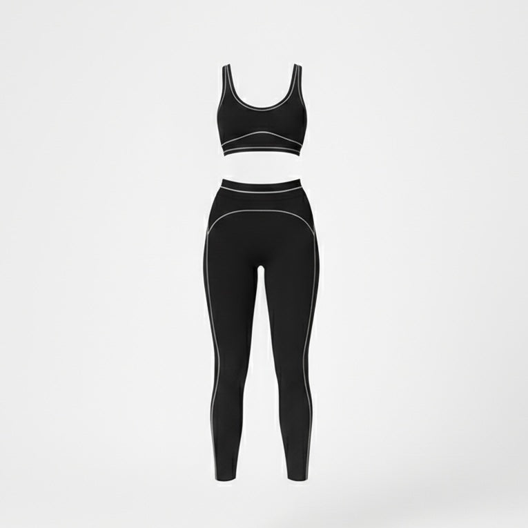 Slim Fit Sporty Tracksuit Set