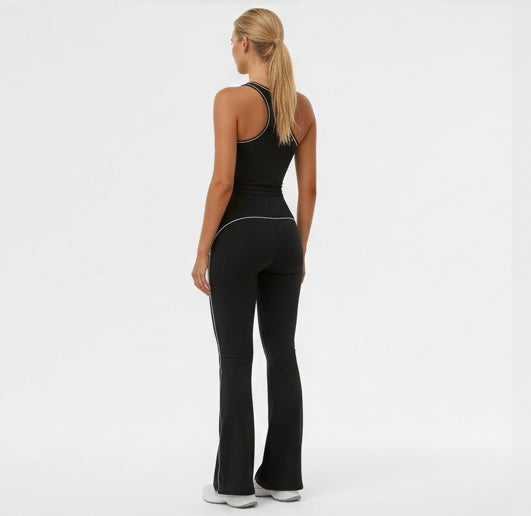 Flared Sporty Tracksuit Set