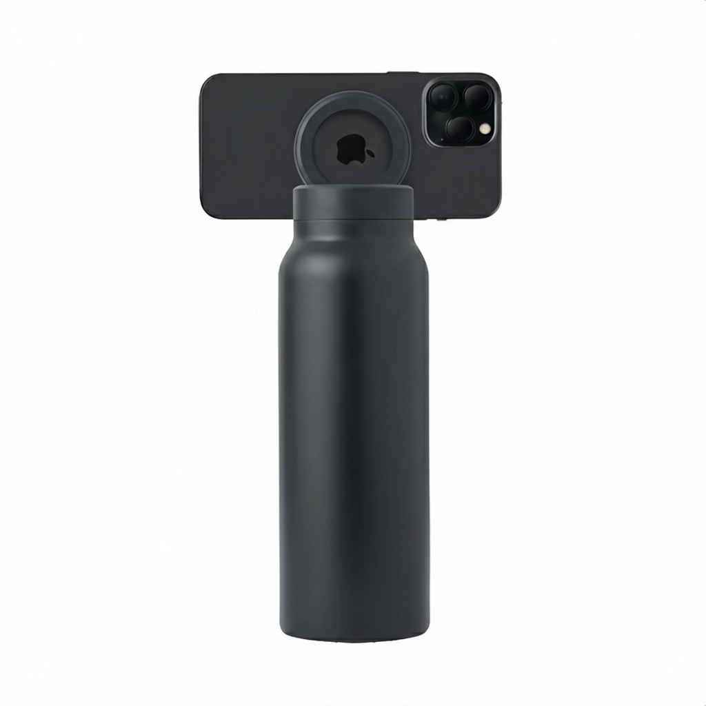 Magnetic Phone Holder Water Bottle